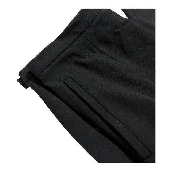 Max Mara Black Wool Plus Lycra Side Zip Pants - Picture 5 of 7